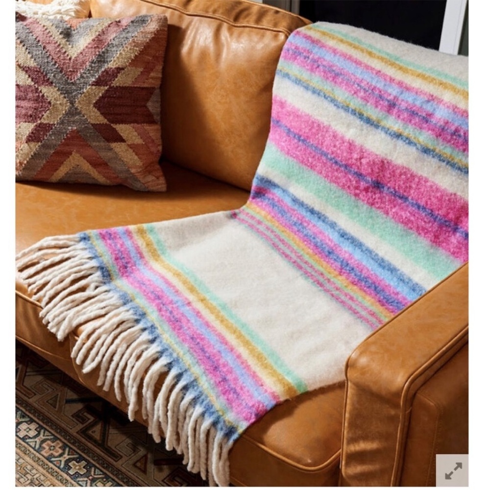 Free People Fringe Throw Blanket